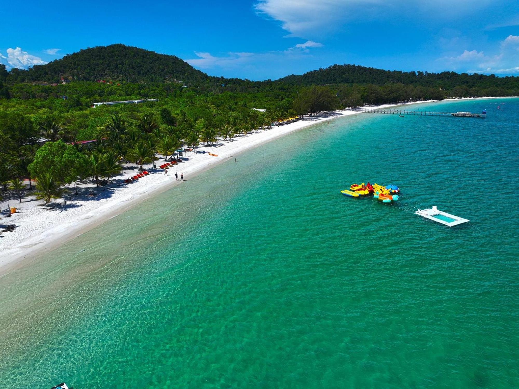 Koh Rong Beach Hostel And Bungalows Kaoh Touch エクステリア 写真